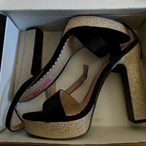 Glitter Platform Heels